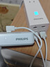 飛利浦（PHILIPS）氮化鎵67W快充筆記本插座/桌面充電站/桌面插座/USB插線(xiàn)板便攜插排 小電艙安全快充2C2A+3插孔粉 曬單實(shí)拍圖