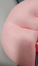 licheers孕婦枕頭側睡護腰托腹枕孕期睡覺(jué)U型抱枕睡墊懷孕必備用品 粉色 曬單實(shí)拍圖