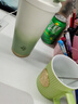 樂(lè )扣樂(lè )扣元氣保溫咖啡杯陶瓷覆層大容量保冷保溫杯男女士水杯禮物定制 【薄荷綠限定色】陶瓷覆膜550ml 曬單實(shí)拍圖