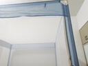美朵嘉A類(lèi)兒童防摔圍欄蚊帳1.8x2米床家用T型三開(kāi)門(mén)清風(fēng)藍【抑菌防螨】 曬單實(shí)拍圖