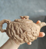 璽翰雅（ROYHOYE）收藏級宜興紫砂壺名家手工泡茶壺原礦段泥龔春壺隱龍供春茶壺茶具 隱龍供春呂子牧作品 曬單實(shí)拍圖