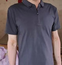 皮爾卡丹（pierre cardin）短袖T恤男夏季polo衫半袖商務(wù)休閑翻領(lǐng)修身打底衫 黑色 XL 曬單實(shí)拍圖