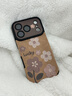 素洛適用蘋(píng)果17promax手機殼翻毛皮油畫(huà)小花iPhone16pro創(chuàng  )意簡(jiǎn)約帶掛繩15美拉德14高級感好看13保護套 大視窗棕翻毛皮-油畫(huà)小花+掛繩 iPhone 17 Pro 曬單實(shí)拍圖