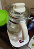 美的（Midea）家用養生壺 1.5L全自動(dòng)玻璃燒水壺 多段保溫電熱水壺 一體恒溫煮茶壺 輕音柔聲燉煮智能預約 升級新品【玻璃壺蓋】 1.5L 曬單實(shí)拍圖