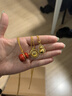 老鋪黃金古法手工足金項鏈·葫蘆1號鉆飾吊墜（金鏈款·中號） 新款中號肖邦鏈款金重約18.2g 曬單實(shí)拍圖