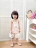 班喜迪女童夏裝套裝2026新款洋氣寶寶吊帶背心小童短褲夏季薄款兒童衣服 粉色 90 曬單實(shí)拍圖