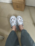 森馬運動(dòng)拖鞋男夏季新款居家軟底防滑包頭涼拖外穿開(kāi)車(chē)兩穿沙灘洞洞鞋 淺灰【旗艦款】 40-41 曬單實(shí)拍圖