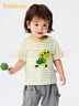 巴拉巴拉【商場(chǎng)同款】嬰兒t恤寶寶上衣男女童短袖夏簡(jiǎn)約 黃綠41170 90 曬單實(shí)拍圖