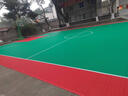 奧茵籃球場(chǎng)地板戶(hù)外懸浮地板拼裝運動(dòng)防滑橡膠板墊雙層厚加強款送安裝 曬單實(shí)拍圖