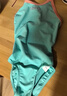 洲克（ZOKE）兒童泳衣女童連體三角專(zhuān)業(yè)訓練競技健身124525821-8 淺綠 165 曬單實(shí)拍圖