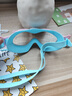 煦凜德國泳鏡兒童款馬卡龍PC護目鏡兒童專(zhuān)用游泳防水防霧高清游泳鏡 粉藍幻彩（送藍粉幻彩） PE拉鏈袋 曬單實(shí)拍圖