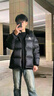 駱駝（CAMEL）小太陽(yáng)戶(hù)外羽絨服秋冬新款男女加厚白鴨絨保暖外套面包服 幻影黑，A33CAPN163E5 M 曬單實(shí)拍圖
