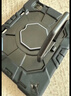 RBP適用2025新款iPad11/10保護殼A16芯片10代平板保護套方形轉盤(pán)360度旋轉支架硅膠全包防摔-黑 曬單實(shí)拍圖