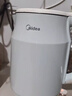 美的（Midea）電熱水壺 2L大容量 1800W大功率速沸雙層防燙 304食品級不銹鋼無(wú)縫內膽燒水壺電水壺 SH20M119 曬單實(shí)拍圖