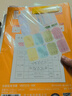 得力（deli）全新分段式包書(shū)皮 10張16K/中號分段包書(shū)膜分段易撕/防水防磨 贈刮板*1/姓名貼*12/課程表*1 曬單實(shí)拍圖