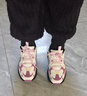 駱駝（CAMEL）女鞋復古休閑厚底增高老爹運動(dòng)鞋子 X25CX4L4035 報春粉 38 曬單實(shí)拍圖