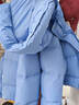 愛(ài)居兔（EICHITOO）蓬松顯白泡芙羽絨服2025年冬季新款新年小個(gè)子外套EWRAJ4Q044A 寶藍44 M 曬單實(shí)拍圖