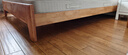 京東京造家居悅楓實(shí)木床 天然橡膠木 主臥雙人床原木色1.8×2米 曬單實(shí)拍圖