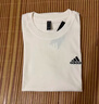 adidas情侶休閑純棉上衣圓領(lǐng)短袖T恤男女夏季阿迪達斯官方輕運動(dòng) 米白   XL 曬單實(shí)拍圖