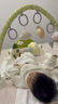 babycare嬰兒健身架器腳踏鋼琴0-1歲新生兒節日禮物寶寶玩具藍牙橄欖色  曬單實(shí)拍圖