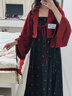 芷蘅間 喵唐錄 2026新款漢服女春秋新中式國風(fēng)連衣裙上班可以穿著(zhù)的漢服 上衣一件 預售45天 M 曬單實(shí)拍圖