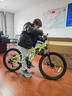 京東京造靈躍山地自行車(chē)京東自營(yíng)8-12-13歲兒童自行車(chē)學(xué)生變速22寸青檸綠 曬單實(shí)拍圖