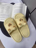 貓力買(mǎi)一送一拖鞋女夏季2026新款室內家居厚底浴室防滑一對情侶拖鞋男 白色+黑色 38-39 女+男42-43 曬單實(shí)拍圖