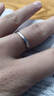 老鳳祥S925銀戀愛(ài)頻率星星戒指男女款情侶對戒指環(huán)情人節生日禮物送愛(ài)人 戀愛(ài)頻率星星戒指【對戒】 曬單實(shí)拍圖