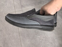 回力老北京布鞋男2026春秋季一腳蹬男鞋輕便休閑軟底工作爸爸健步鞋 灰色 42 曬單實(shí)拍圖