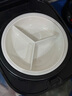 兼至陶瓷分格餐盤(pán)耐高溫食品級三分格蒸盤(pán)家用寶寶兒童帶蓋水果盤(pán)菜盤(pán) 三分格餐盤(pán) 【高白瓷-16.2cm】 曬單實(shí)拍圖