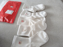 貓人5雙白色刺繡襪子女短襪春夏季26年新品純色棉襪運動(dòng)學(xué)生短筒船襪 曬單實(shí)拍圖