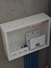 正泰（CHNT）家用信息箱模塊多媒體集線(xiàn)箱弱電箱電源插 白色-空箱N(xiāo)EX2-B2012 曬單實(shí)拍圖