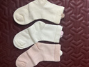貝因美（Beingmate）A類(lèi)純棉嬰兒襪子新生兒棉襪春夏網(wǎng)眼襪不勒寶寶襪透氣無(wú)骨中筒襪 曬單實(shí)拍圖