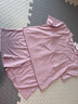 都市麗人睡衣女士睡衣夏季莫代爾涼感短袖短褲套頭家居服可外穿紫色L 曬單實(shí)拍圖