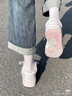 安踏輕松女鞋板鞋2026夏季新款厚底增高小白鞋高顏值百搭運動(dòng)鞋子女款 【輕松】櫻花粉 37.5 【官方正品-現貨速發(fā)】 曬單實(shí)拍圖