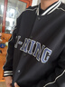 李寧外套男女春夏季復古衛衣運動(dòng)無(wú)帽棒球領(lǐng)開(kāi)衫AWDUF67 曬單實(shí)拍圖