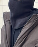 七色紡騎行防風(fēng)面罩冬季男護耳護頸加絨保暖口罩女滑雪登山防寒面罩 黑 曬單實(shí)拍圖