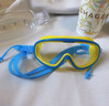 馬博士泳鏡兒童洗頭神器寶寶防霧防水大框游泳眼鏡嬰兒洗澡護目鏡藍黃 曬單實(shí)拍圖