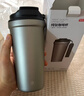 京東京造 鈦健康咖啡杯【內外純鈦】保溫便攜隨行高檔送禮水杯 灰520ml 曬單實(shí)拍圖