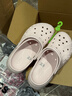 卡駱馳（CROCS）貝雅云彩女士洞洞鞋戶(hù)外休閑鞋|208186 白色-100 36 /37(230mm) 曬單實(shí)拍圖