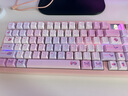 狼蛛（AULA）Nova75膠坨坨機械鍵盤(pán)客制化三模無(wú)線(xiàn)有線(xiàn)藍牙gasket結構80鍵全鍵熱插拔電競游戲辦公粉黛輕羽軸 曬單實(shí)拍圖