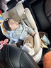 哈卡達兒童安全座椅汽車(chē)用嬰兒0-12歲寶寶可坐躺車(chē)載通風(fēng)加熱 絲霧奶咖 曬單實(shí)拍圖