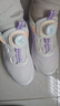 特步女童跑步鞋2024年秋季新款中大童皮網(wǎng)透氣跑鞋運動(dòng)鞋676314114019 帆白/羅蘭紫 37 曬單實(shí)拍圖