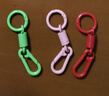 多彩彈簧鑰匙扣掛件創(chuàng  )意家用精致可愛(ài)DIY配件汽車(chē)鎖匙扣包包飾品 顏色隨機【3個(gè)裝】 曬單實(shí)拍圖