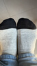 浪莎襪子男新疆棉春夏7A抗菌防臭運動(dòng)襪男士襪子棉質(zhì)吸汗舒適中筒男襪 曬單實(shí)拍圖