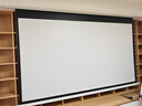 竹者【音響款】8K嵌入式天花幕布 投影儀屏幕家用電動(dòng)遙控升降 玻纖金屬光子菲涅爾抗光幕布 120英寸【包安裝】 【拉線(xiàn)款：音響+聯(lián)動(dòng)+AI語(yǔ)音】8K納米白軟 曬單實(shí)拍圖