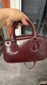 百麗馬年系列包女2026春新商場(chǎng)款真皮手提波士頓包X7467AX6 紅色 F 曬單實(shí)拍圖