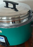 半球商用電飯鍋大容量  家用飯店工地酒店飯堂老式大號8-15-30-50人用45升 不粘鍋老式蒸煮電飯煲 磨砂綠 45L 特厚不粘內膽（50-60人） 曬單實(shí)拍圖