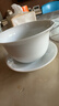 西多米蓋碗茶杯羊脂玉白瓷三才蓋碗泡茶功夫茶具德化茶碗新年禮物男年會(huì ) 曬單實(shí)拍圖