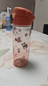 膳魔師（THERMOS）兒童水杯tritan便攜塑料直飲杯小學(xué)生開(kāi)學(xué)必備小熊貓水壺600ml紅 曬單實(shí)拍圖